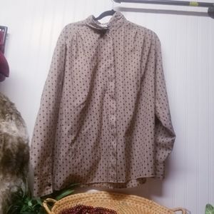 High Profile 100% Polyester Button Down Size 22W